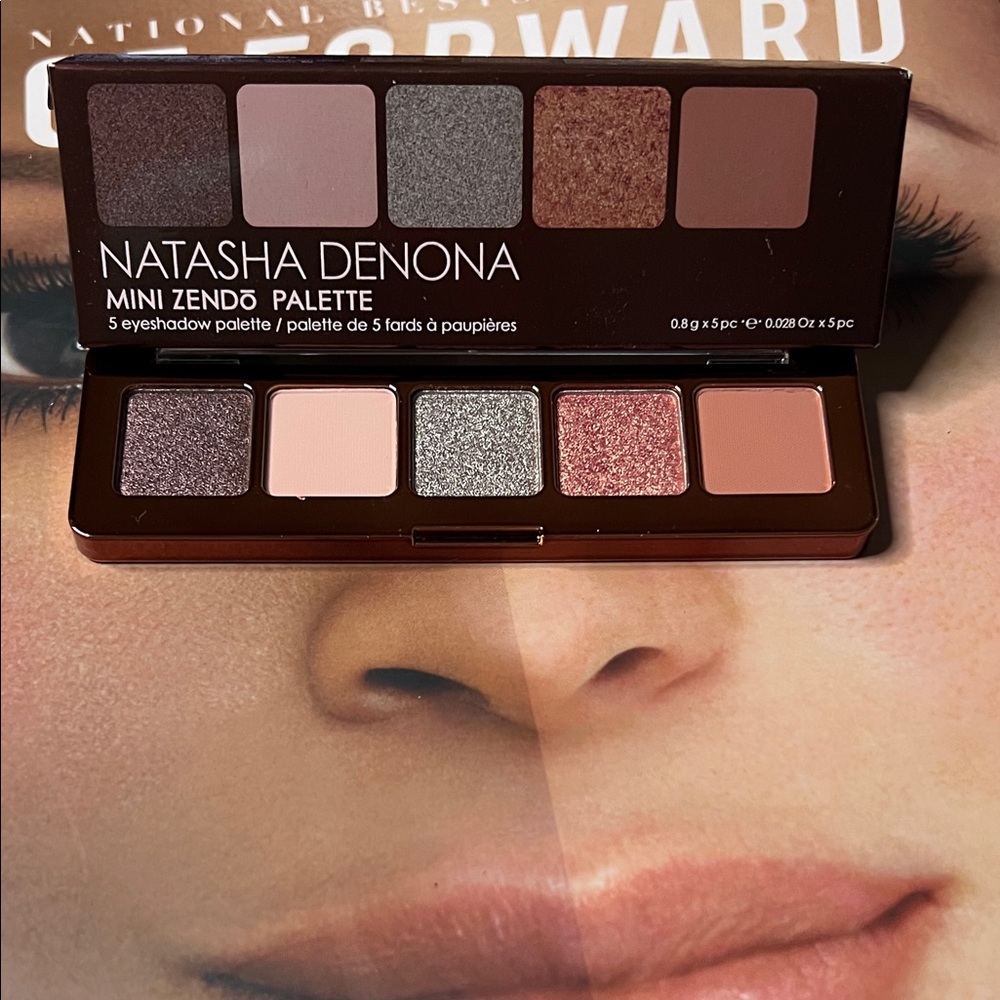 Natasha Denona Mini Zendo Palette - Rose, Silver, Taupe